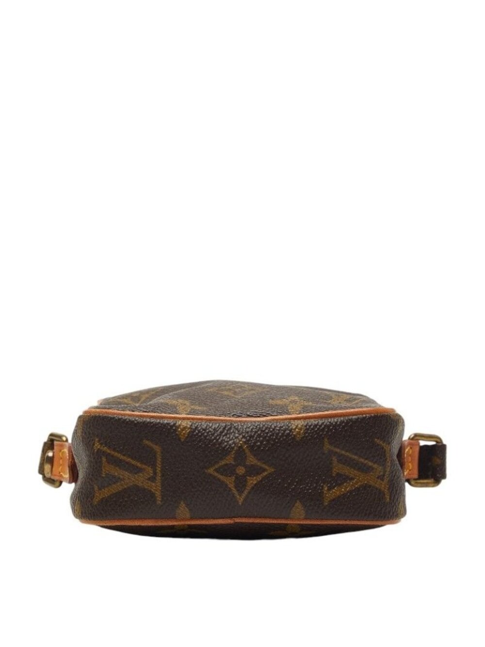 Louis Vuitton Monogram Mini Danube Crossbody Shoulder Bag Brown Leather - Picture 3 of 8